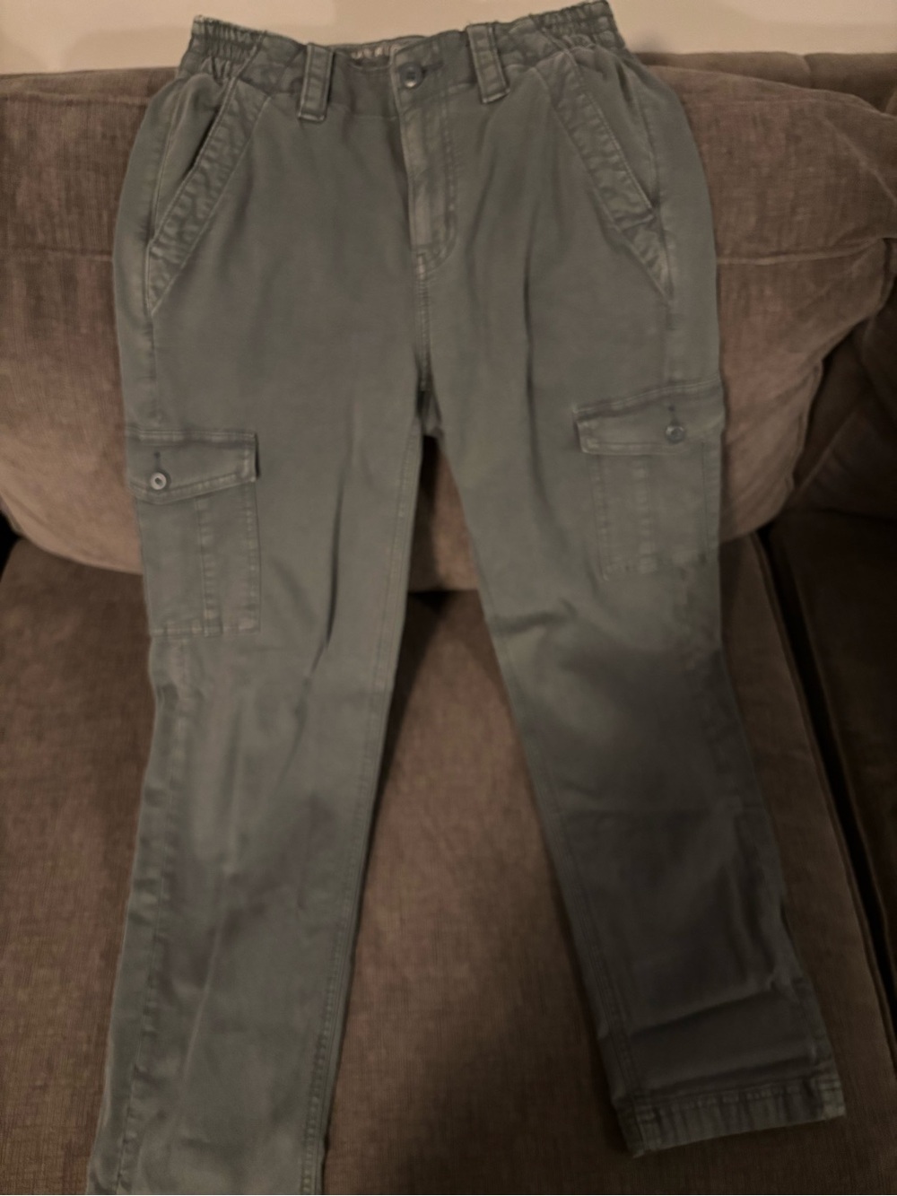 American Eagle Outfitters Olive Green Cargo Pants Size 0 Short